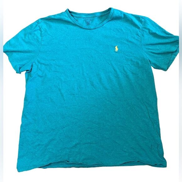 Mens Polo Ralph Lauren Teal Tshirt - Picture 1 of 3